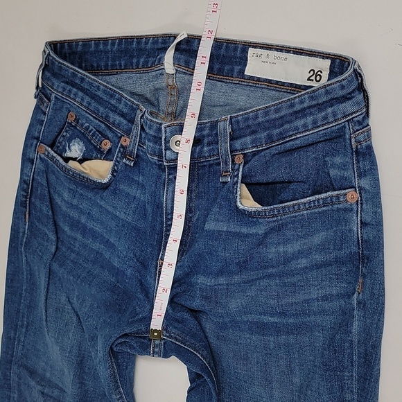 Rag & Bone Jeans | Rag & Bone Dre Low-Rise Slim Boyfriend Jean Mission WHL - Picture 6 of 14